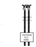 Ten-Tec 585 Paragon Owner'S Manual preview