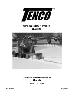 Tenco 48T Operator'S & Parts Manual preview