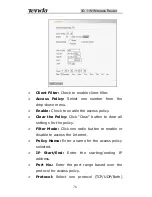 Предварительный просмотр 82 страницы Tenda 3G622R+ User Manual