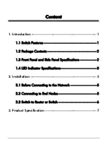 Preview for 2 page of Tenda G1005D User Manual