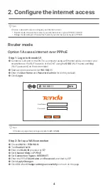 Preview for 5 page of Tenda HG6 Quick Installation Manual