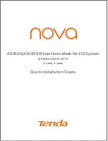 Tenda nova AX3000 EX12 Quick Installation Manual preview