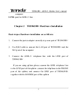 Preview for 7 page of Tenda TED8620B+ User Manual