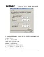 Preview for 11 page of Tenda TED8620B+ User Manual