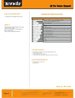 Preview for 2 page of Tenda TEG1024D Technical Specifications