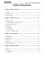 Preview for 3 page of Tenda teg2124t User Manual