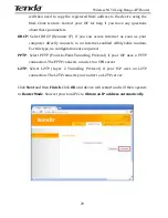 Preview for 20 page of Tenda teg2124t User Manual