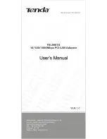 Tenda TEL9901G User Manual предпросмотр