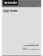 Tenda W168R User Manual preview