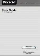 Tenda W268R User Manual предпросмотр