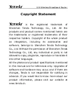 Preview for 2 page of Tenda W268R User Manual