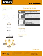 Preview for 2 page of Tenda W300A Technical Specifications