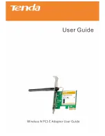 Tenda W311E User Manual preview