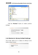 Preview for 68 page of Tenda W311R User Manual