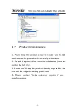 Предварительный просмотр 9 страницы Tenda W322UA User Manual