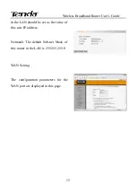 Preview for 18 page of Tenda W541R User Manual