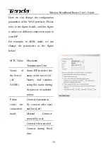 Preview for 19 page of Tenda W541R User Manual