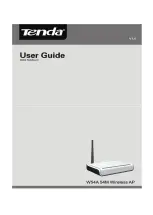 Tenda W54A User Manual preview