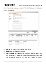 Preview for 22 page of Tenda W54A User Manual