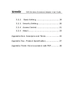 Preview for 4 page of Tenda W54C 54M User Manual