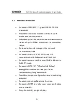 Preview for 6 page of Tenda W54C 54M User Manual