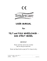 Tendercare Fold Gas Strut User Manual preview