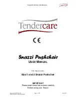 Tendercare Snazzi Pushchair User Manual предпросмотр