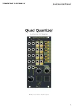 Tenderfoot Quad Quantizer Manual preview