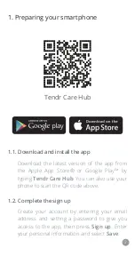 Предварительный просмотр 3 страницы Tendr Care Hub User Manual