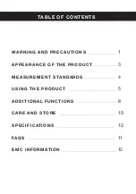 Preview for 3 page of Tenergy 58062 User Manual