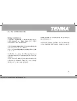 Preview for 8 page of Tenma 72-1016 Operating Manual