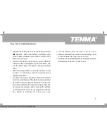 Preview for 10 page of Tenma 72-1016 Operating Manual