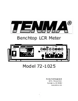 Tenma 72-1025 User Manual предпросмотр