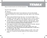 Preview for 8 page of Tenma 72-10405 Operating Manual