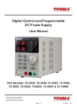 Предварительный просмотр 1 страницы Tenma 72-10480 User Manual