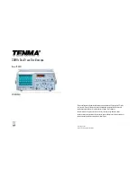 Tenma 72-6802 User Manual предпросмотр