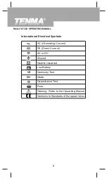 Предварительный просмотр 8 страницы Tenma 72-7222 Operating Manual