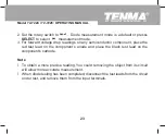 Предварительный просмотр 24 страницы Tenma 72-7224 Operating Manual