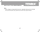 Предварительный просмотр 28 страницы Tenma 72-7224 Operating Manual