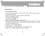 Предварительный просмотр 34 страницы Tenma 72-7224 Operating Manual