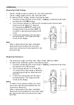 Предварительный просмотр 7 страницы Tenma 72-7224 User Manual