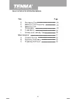 Preview for 2 page of Tenma 72-772 Operating Manual