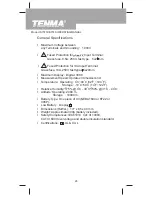 Предварительный просмотр 26 страницы Tenma 72-7740 Operating Manual