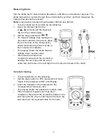 Предварительный просмотр 5 страницы Tenma 72-8150 Manual