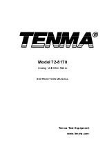 Tenma 72-8170 Instruction Manual предпросмотр