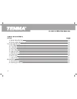 Preview for 3 page of Tenma 72-9490 Operating Manual