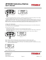 Предварительный просмотр 5 страницы Tenma at90dh User Manual