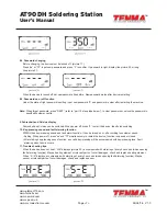 Предварительный просмотр 7 страницы Tenma at90dh User Manual