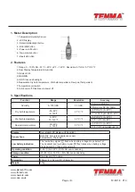 Preview for 2 page of Tenma ST-91 User Manual