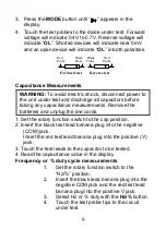 Предварительный просмотр 10 страницы Tenma TEN01056 Manual